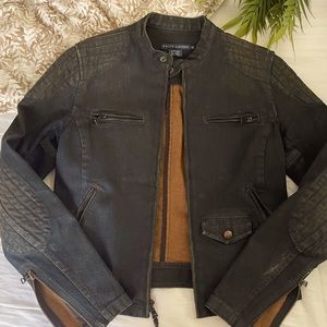 Ralph Lauren Blue Label Denim Moto Jacket. Size M.